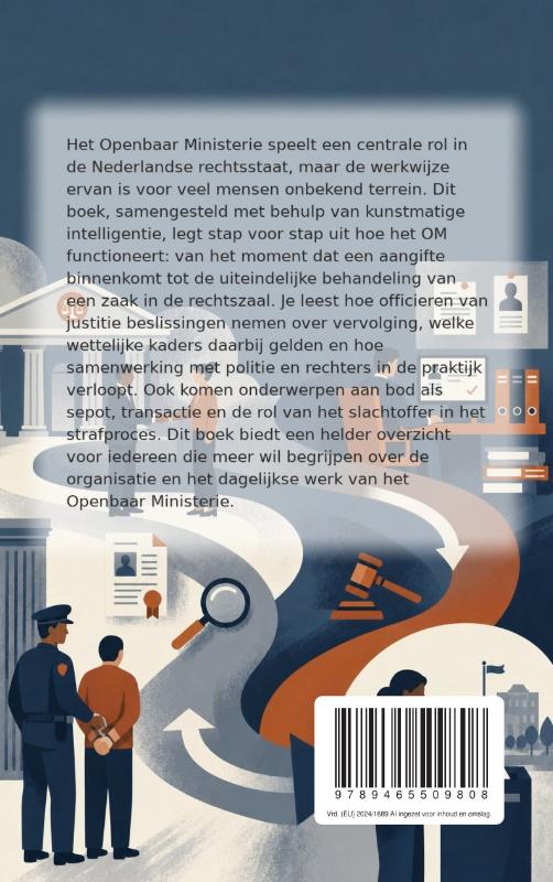 Achterkant van Hoe het Openbaar Ministerie werkt