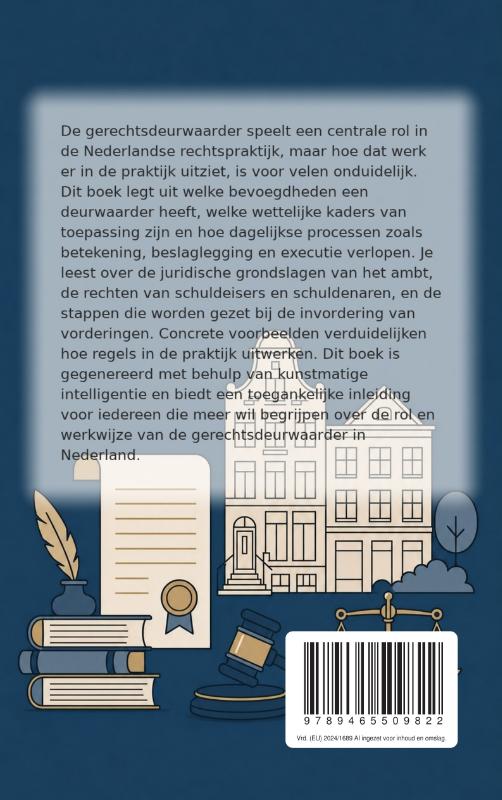Achterkant van Hoe de deurwaarder werkt