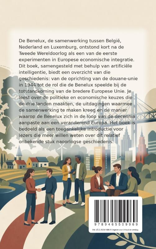 Achterkant van De geschiedenis van de Benelux
