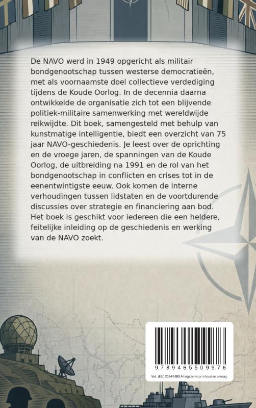 Achterkant van De geschiedenis van de NAVO als bondgenootschap