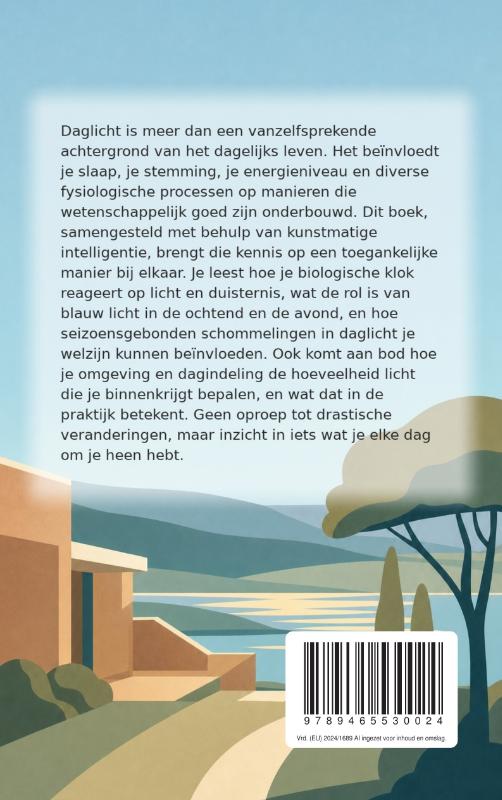Achterkant van Aandacht voor het licht door de dag heen