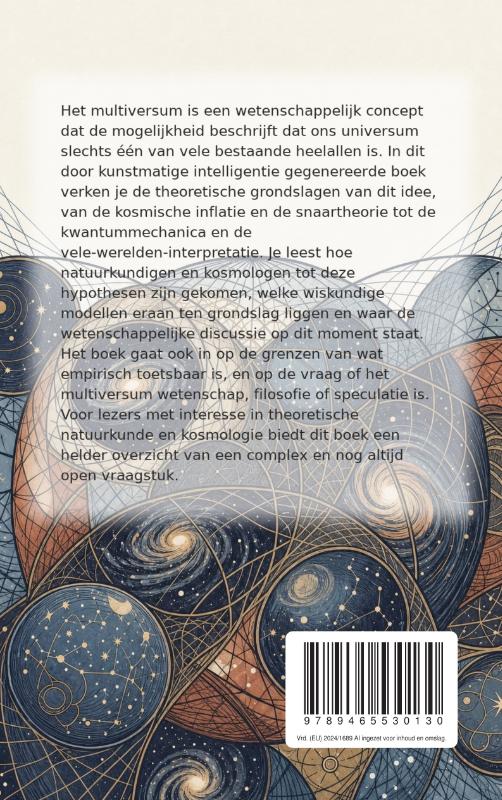 Achterkant van De theorie van het multiversum