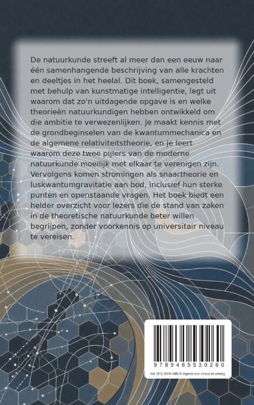 Achterkant van De zoektocht naar een theorie van alles