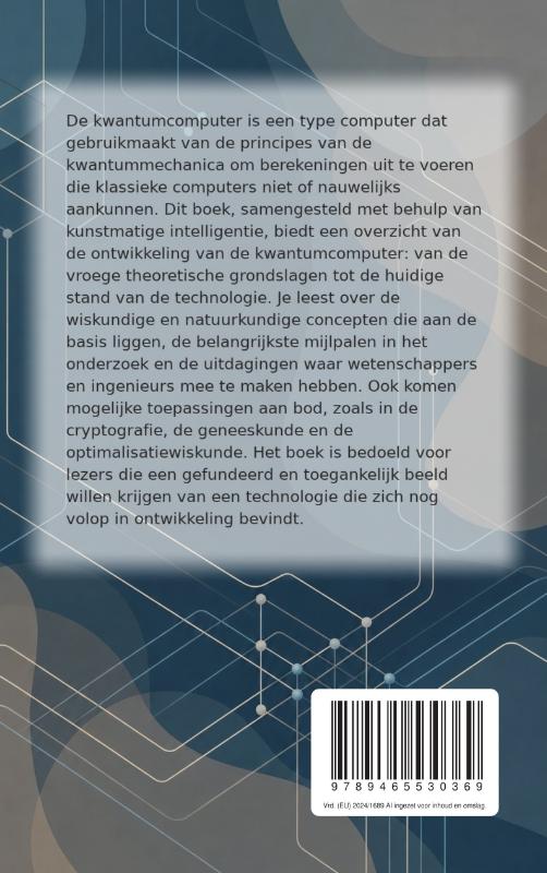 Achterkant van De ontwikkeling van de kwantumcomputer