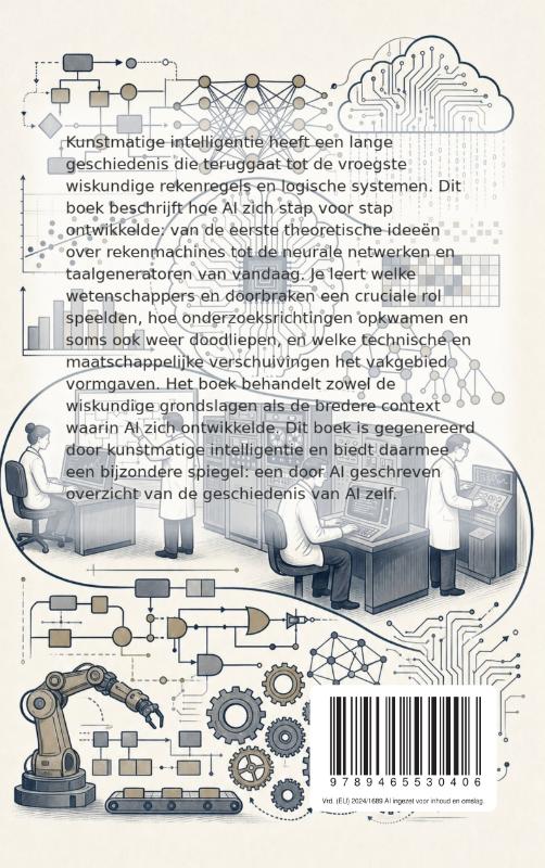 Achterkant van Hoe kunstmatige intelligentie zich ontwikkelde