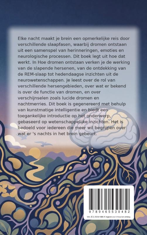 Achterkant van Hoe dromen ontstaan
