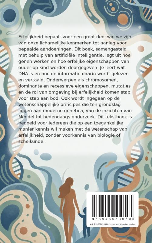 Achterkant van Hoe genen erfelijke eigenschappen doorgeven