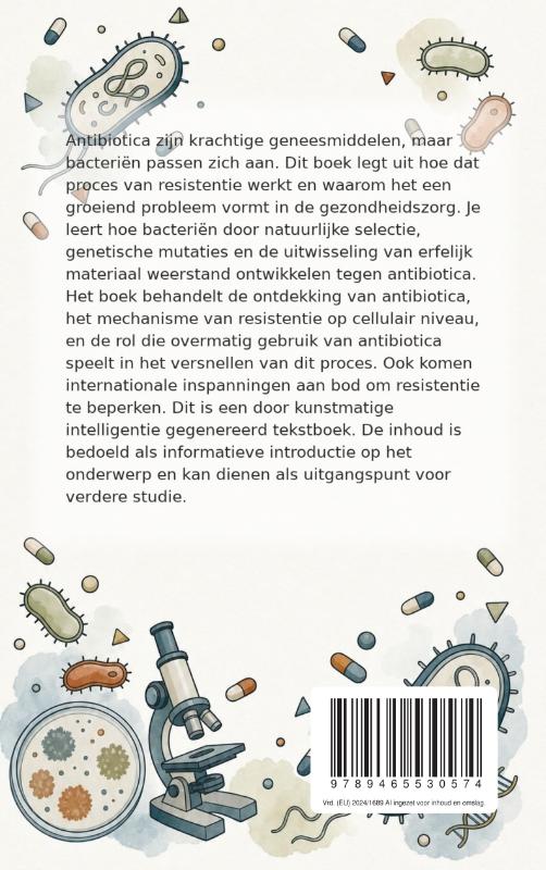 Achterkant van Waarom bacteriën resistent worden tegen antibiotica