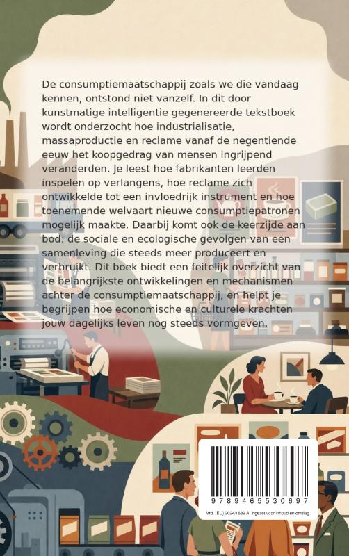 Achterkant van De opkomst van de consumptiemaatschappij