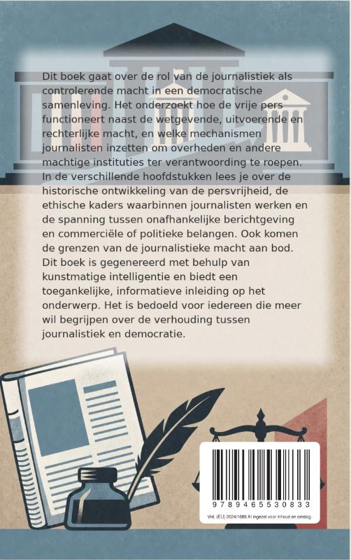 Achterkant van Hoe de pers de macht controleert