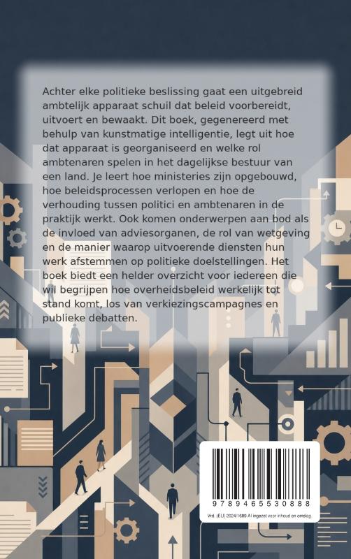 Achterkant van Hoe een ambtenarenapparaat een land bestuurt