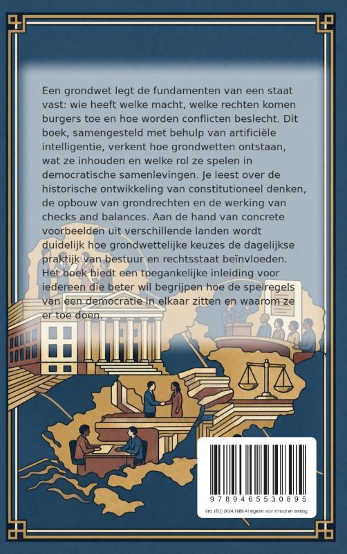 Achterkant van Hoe een grondwet een land vormgeeft