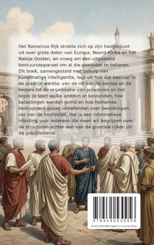 Achterkant van Hoe het Romeinse Rijk werd bestuurd