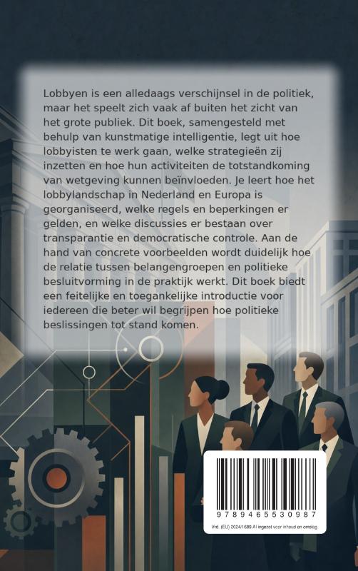 Achterkant van Hoe lobbyen de politiek beïnvloedt