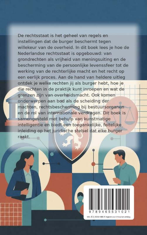 Achterkant van Hoe de rechtsstaat de burger beschermt