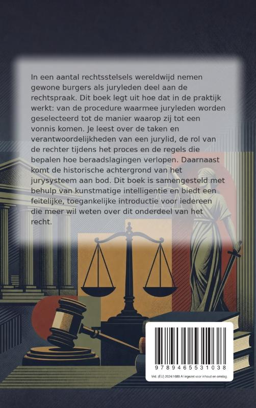 Achterkant van Hoe een jury in het rechtssysteem functioneert