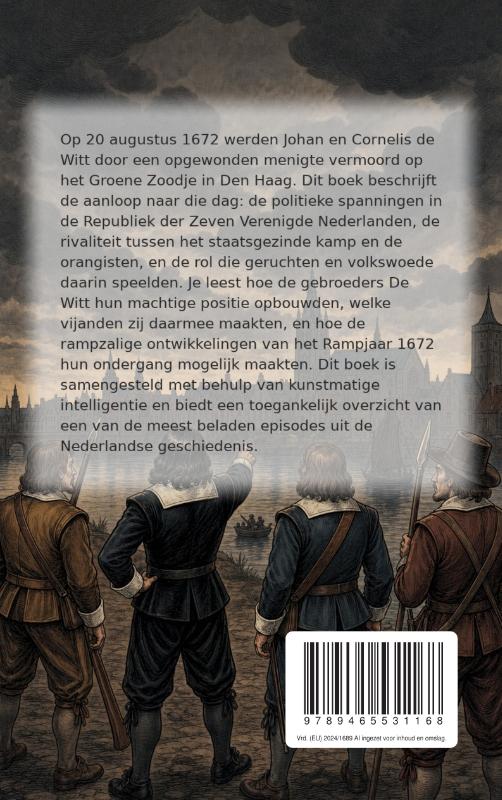 Achterkant van De moord op de gebroeders De Witt