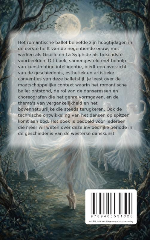 Achterkant van Het romantische ballet