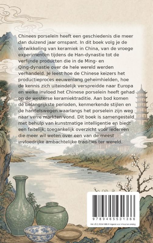 Achterkant van De geschiedenis van het Chinese porselein