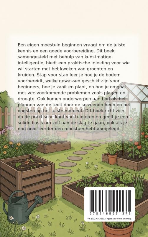 Achterkant van De moestuin voor beginners