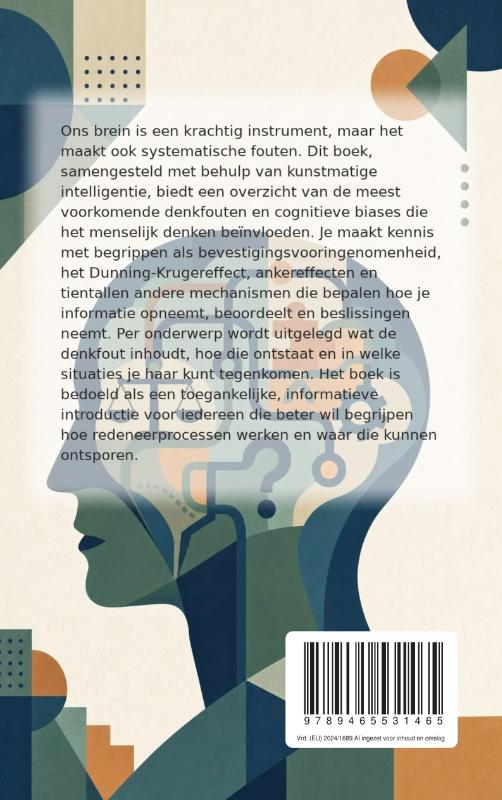Achterkant van Denkfouten en cognitieve biases