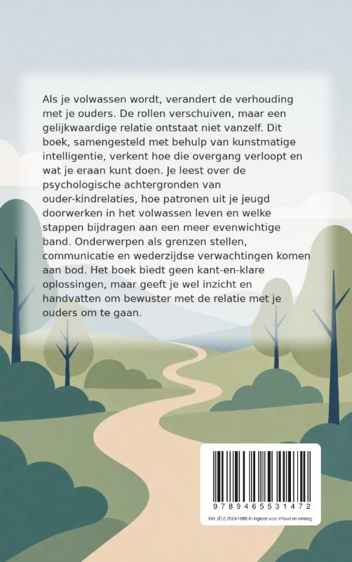 Achterkant van De volwassen relatie met je ouders