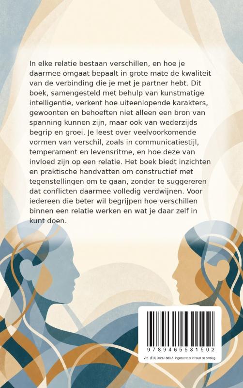 Achterkant van Omgaan met verschillen in een relatie