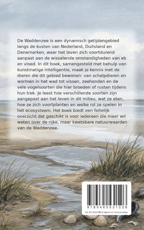 Achterkant van De dieren van de Waddenzee