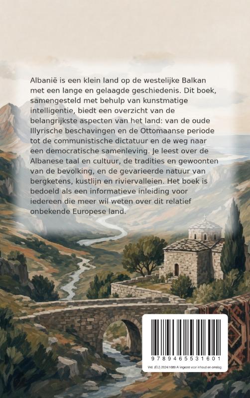 Achterkant van Een portret van Albanië