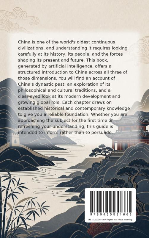 Achterkant van China