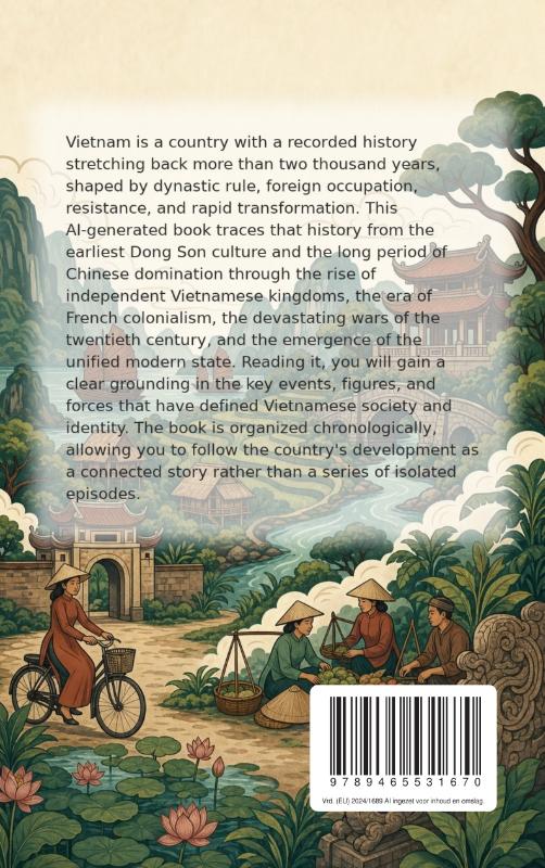 Achterkant van Vietnam