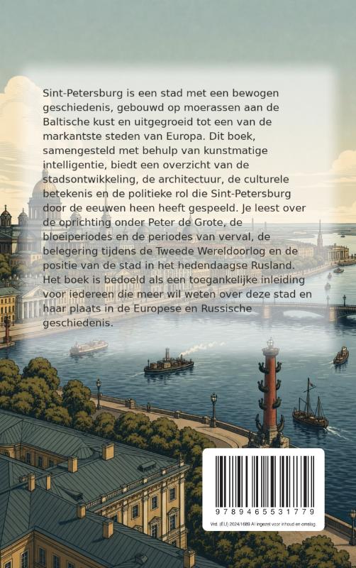 Achterkant van Sint-Petersburg