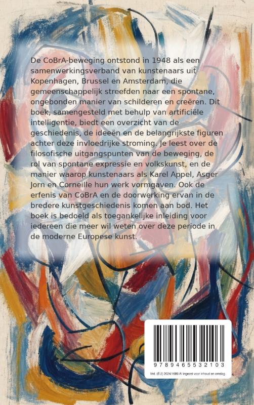Achterkant van De CoBrA-beweging en de spontane expressie