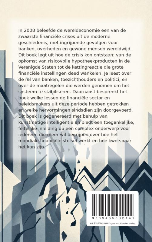 Achterkant van De bankencrisis van 2008