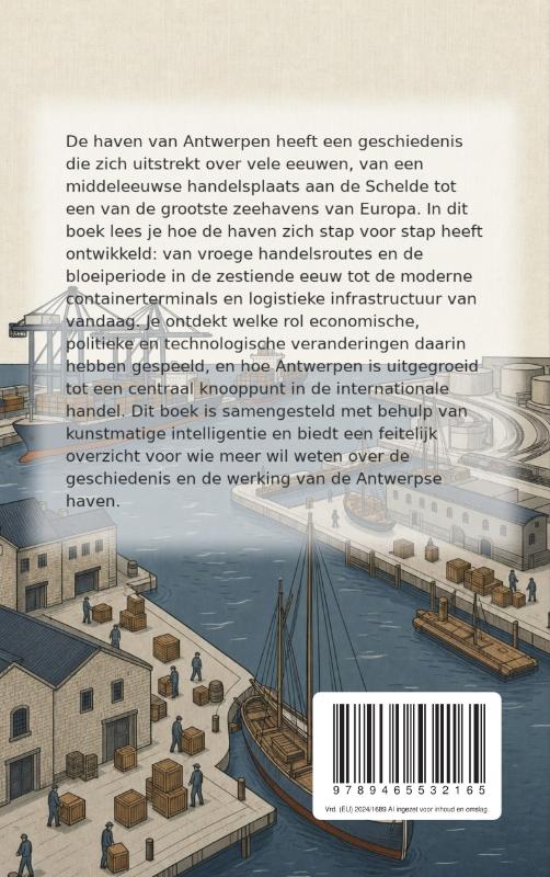 Achterkant van De haven van Antwerpen