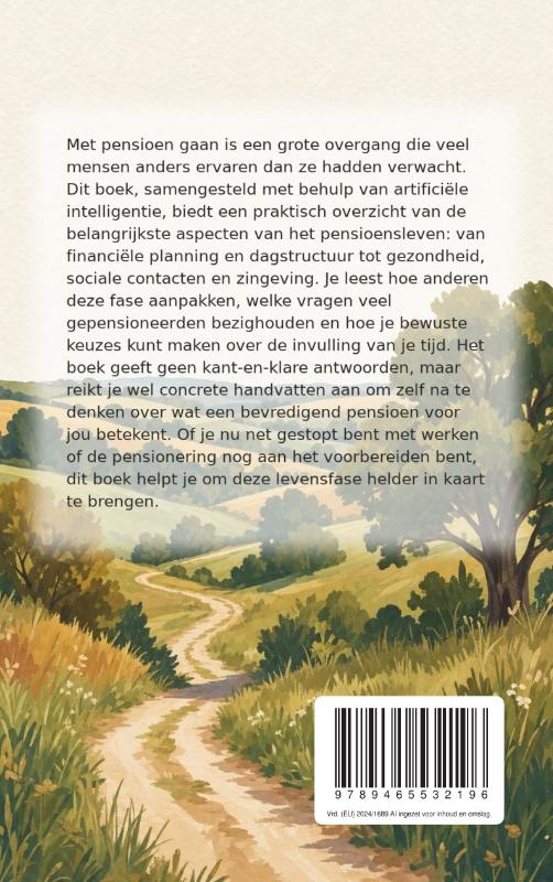 Achterkant van Met pensioen