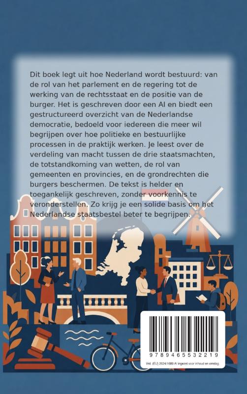 Achterkant van Hoe Nederland wordt bestuurd