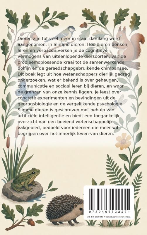 Achterkant van Slimme dieren