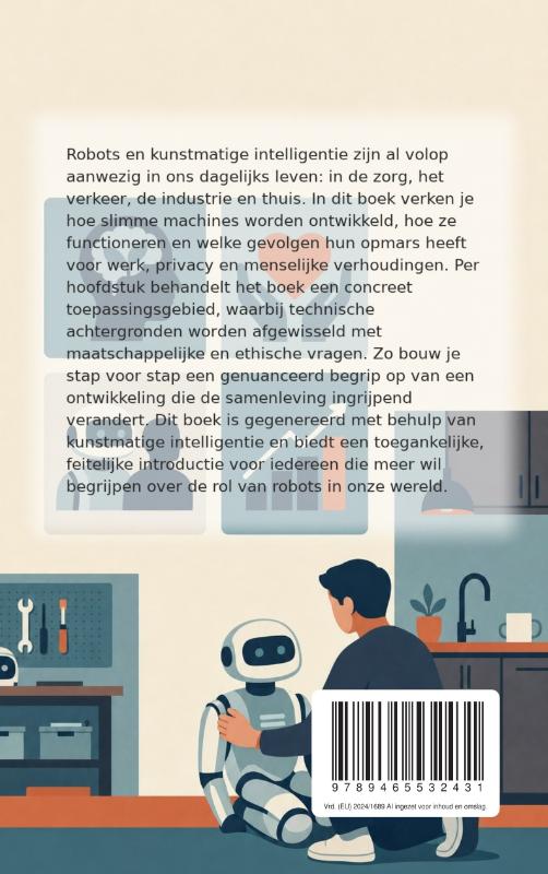 Achterkant van Het leven met robots