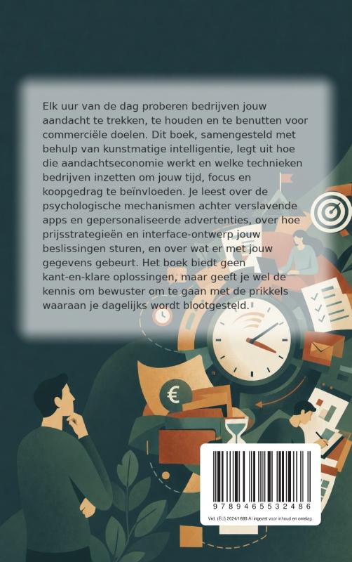Achterkant van Hoe bedrijven je aandacht kopen