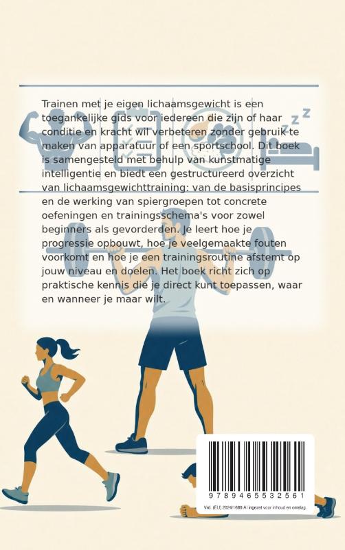 Achterkant van Trainen met je eigen lichaamsgewicht