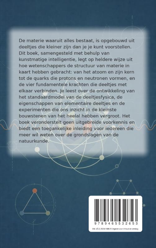 Achterkant van De bouwstenen van de materie