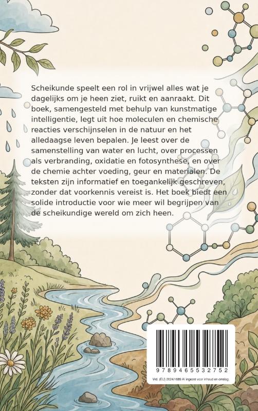 Achterkant van Scheikunde in de natuur om je heen