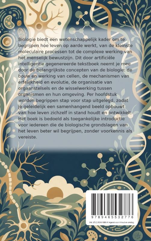 Achterkant van Het leven begrijpen via de biologie