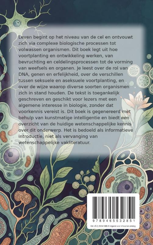 Achterkant van Hoe leven ontstaat en zich voortplant
