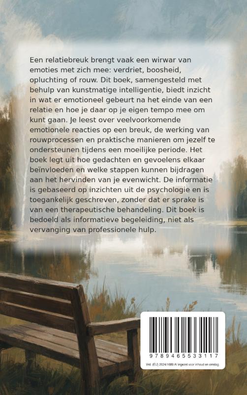 Achterkant van Emoties verwerken na een breuk