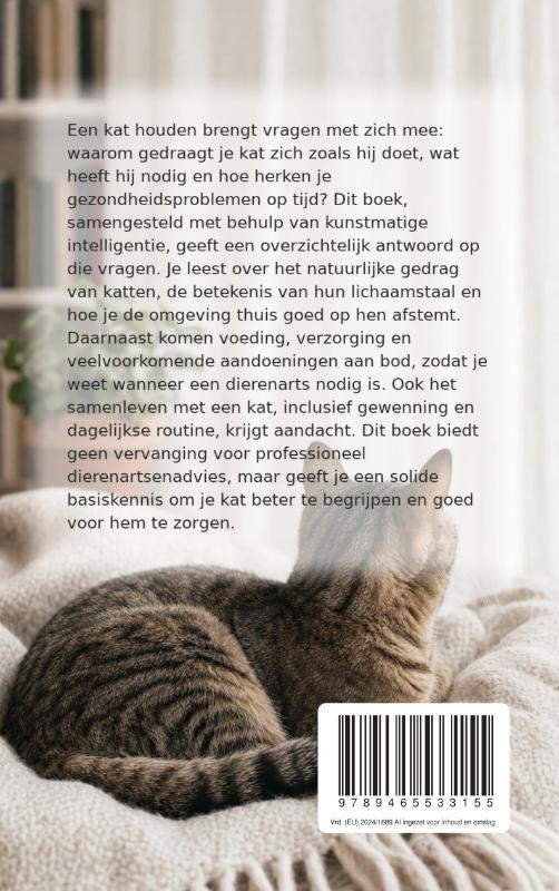 Achterkant van Een kat verzorgen en begrijpen
