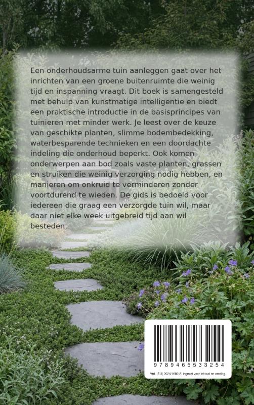 Achterkant van Een onderhoudsarme tuin aanleggen