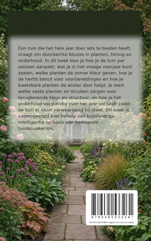 Achterkant van Een tuin voor alle seizoenen
