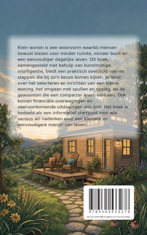 Achterkant van Beginnen met klein wonen